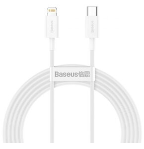 Kabel USB - USB-C - Lightning BASEUS Superior Series CATLYS-C02 2 m Biały