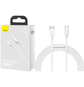 Kabel USB - USB Typ-C BASEUS Superior Series CATYS-A02 66W 2 m Biały