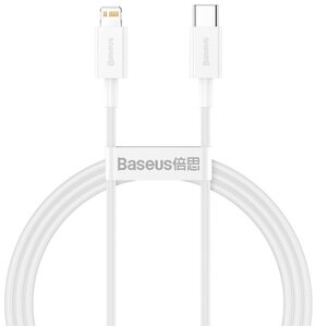 Kabel USB-C - Lightning BASEUS Superior Series CATLYS-A02 1 m Biały