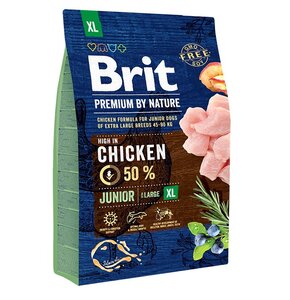 Karma dla psa BRIT Premium By Nature Junior Kurczak 3 kg