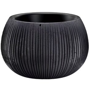 Donica PROSPERPLAST Beton Bowl DKB370-B411 Czarny