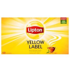 Herbata LIPTON Yellow Label Czarna (50 sztuk)