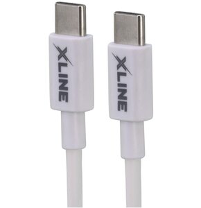 Kabel USB Typ C - USB Typ C XLINE 60W 1 m Biały