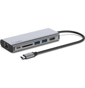 Hub BELKIN AVC008BTSGY USB Typu C, Pasywny
