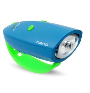 Lampka rowerowa HORNIT Nano Niebiesko-zielony