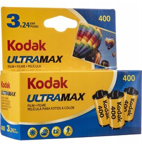 Klisza do aparatu KODAK 135 Ultramax (3 x 24 zdjęć)