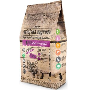 Karma dla psa WIEJSKA ZAGRODA Junior Indyk z jabłkiem M 2 kg