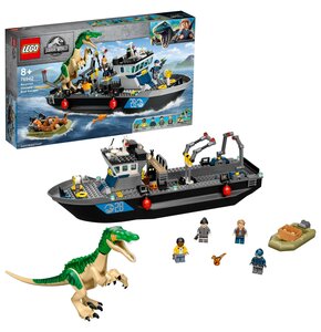 LEGO Jurassic World Barionyks i ucieczka łodzią 76942