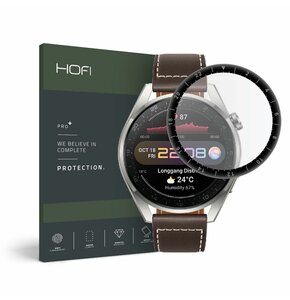Szkło hybrydowe HOFI Hybrid Glass do Huawei Watch 3 Pro 48mm Czarny