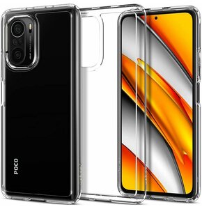 Etui SPIGEN Ultra Hybrid do Xiaomi Poco F3/Mi 11i Przezroczysty