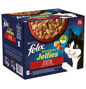 Karma dla kota FELIX Sensations Jellies Wiejskie Smaki (24 x 85 g)