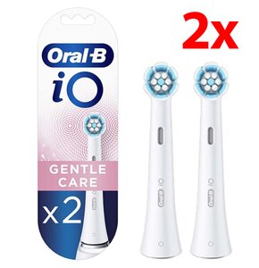 Oryginalna końcówka szczoteczki ORAL-B iO Gentle Care Biały (2 szt.) (Delikatna pielęgnacja)