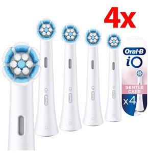 Oryginalna końcówka szczoteczki ORAL-B iO Gentle Care Biały (4 szt.) (Delikatna pielęgnacja)