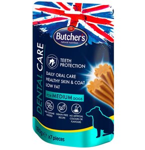 Przysmak dla psa BUTCHER'S Dental Care Medium 180 g
