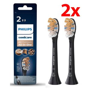 Oryginalne końcówki Philips Sonicare HX 9092/11 Miękkie włókna (2 szt.) (Kompleksowa zaawansowana pielęgnacja)