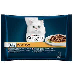 Karma dla kota GOURMET Perle Duet Mięsny (4 x 85 g)