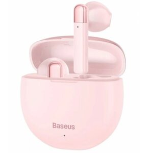 Słuchawki douszne BASEUS Encok W2 TWS Różowy