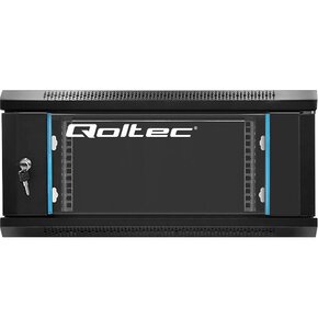 Szafa RACK QOLTEC 19" 4U 54461 600 x 450 mm, Wisząca Czarny