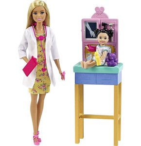Lalka Barbie Kariera Pediatra GTN51