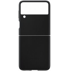 Etui SAMSUNG Leather Cover do Galaxy Z Flip 3 EF-VF711LBEGWW Czarny