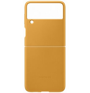 Etui SAMSUNG Leather Cover do Galaxy Z Flip 3 EF-VF711LYEGWW Żółty