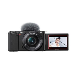 Aparat bezlusterkowy SONY ZV-E10LBD (ZVE10LBDI.EU) Czarny, 24.2Mpix, UHD 4K 30p, 425 punktowy AF