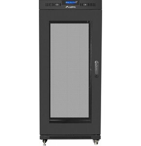 Szafa RACK LANBERG 19" 27U F01-6827-23BL 600 x 800 mm, Stojąca Czarny