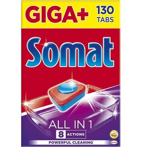 Tabletki do zmywarek SOMAT All-in-One 130 szt.