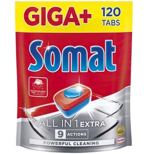 Tabletki do zmywarek SOMAT All-in-1 Extra 120 szt.