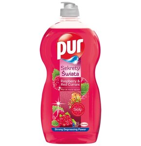 Płyn do mycia naczyń PUR Sekrety Świata Raspberry & Red Currant 1200 ml