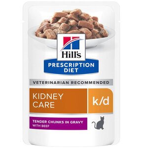 Karma dla kota HILL'S Prescription Diet K/D Kidney Care Wołowina 85 g
