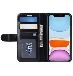 Etui CRONG Booklet Wallet do Apple iPhone 11 Pro Max Czarny