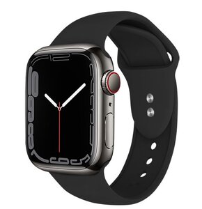 Pasek CRONG Liquid do Apple Watch (38/40/41mm) Czarny