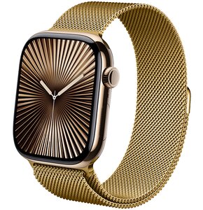 Pasek CRONG Milano Steel do Apple Watch (38/40/41/42mm) Złoty