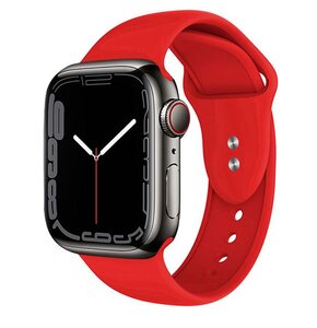 Pasek CRONG Liquid do Apple Watch (42/44/45/49mm) Czerwony