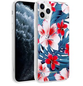 Etui CRONG Flower Case do Apple iPhone 11 Pro Niebieski Kwiaty