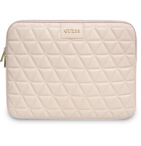 Etui na laptopa GUESS Quilted 13 cali Różowy