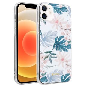 Etui CRONG Flower Case do Apple iPhone 12 Mini Biały