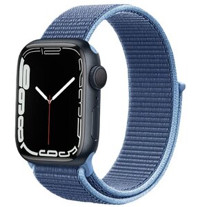 Pasek CRONG Nylon do Apple Watch (42/44/45/49mm) Granatowy