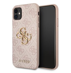 Etui GUESS 4G Big Metal Logo do Apple iPhone 11/Xr Różowy