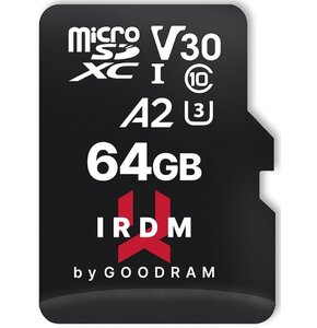 Karta pamięci GOODRAM IRDM microSDXC 64GB + Adapter