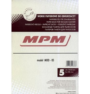 Worek do odkurzacza MPM MOD05-FP (5 sztuk)