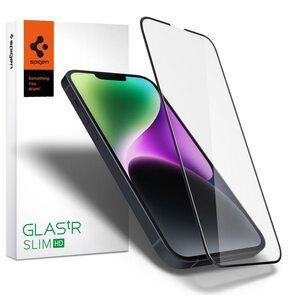 Szkło hartowane SPIGEN Glas.TR Slim FC do Apple iPhone 13/13 Pro/14 Czarny