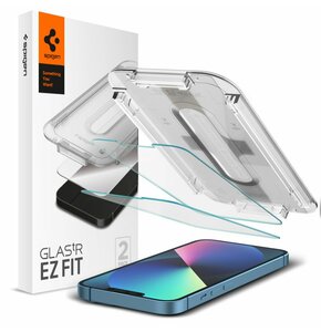 Szkło hartowane SPIGEN GLAS.TR EZ Fit 2-Pack do Apple iPhone 13 Pro Max + ramka instalacyjna