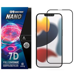 Szkło hybrydowe CRONG Nano Flexible Glass do iPhone 13/13 Pro/14