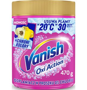 Odplamiacz do prania VANISH Oxi Action Różowy 0.47 kg