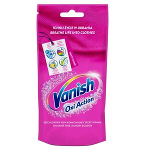 Odplamiacz do prania VANISH Oxi Action Różowy 100 ml