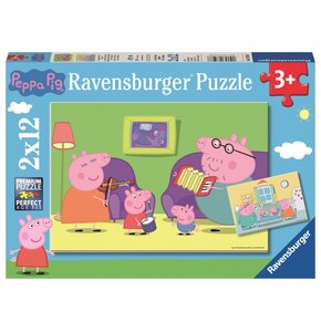 Puzzle RAVENSBURGER Świnka Peppa 7596 (24 elementów)