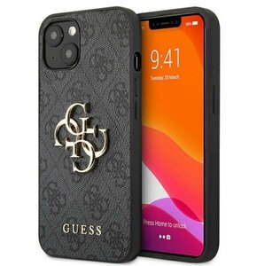 Etui GUESS 4G Big Metal Logo do Apple iPhone 13 Szary
