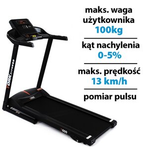 Bieżnia elektryczna YORK FITNESS T600 1839W 13km/h